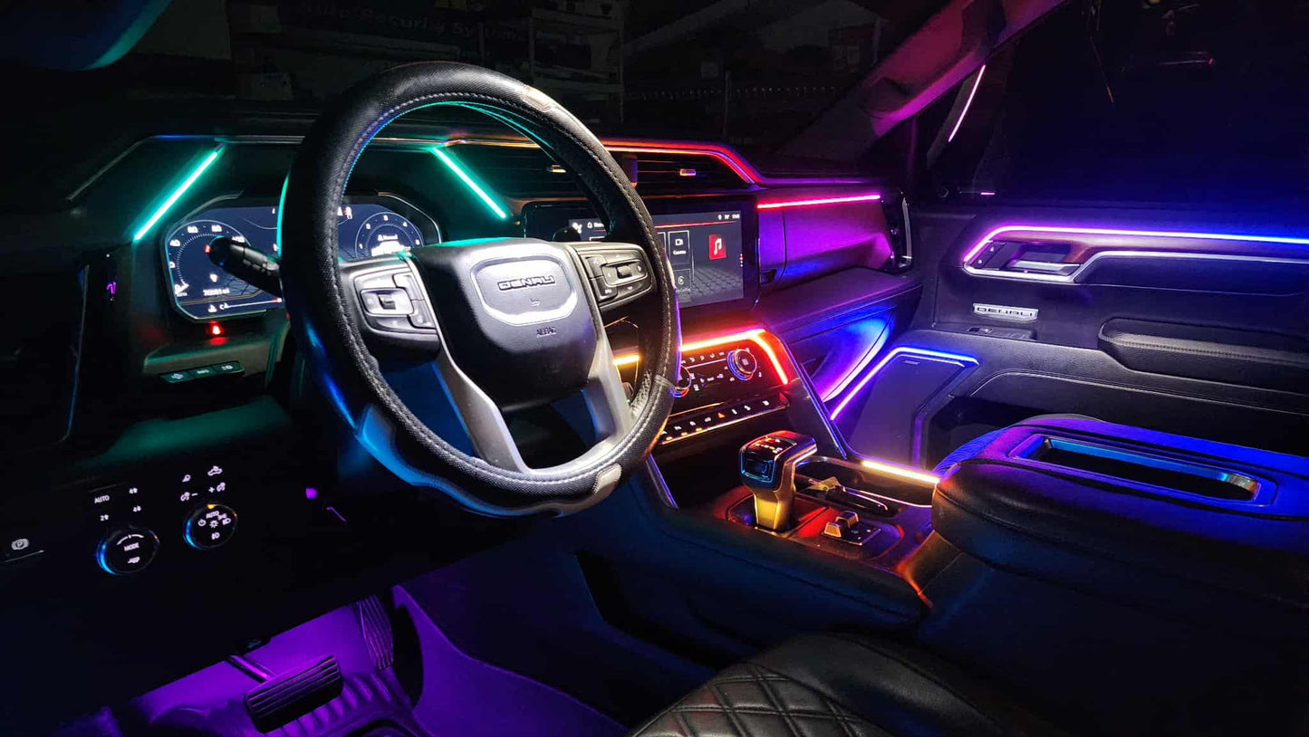 Universal Automotive Ambient Light Kit (22 in 1) SHIPPING TIME is 7-12 DAYS from the order date.