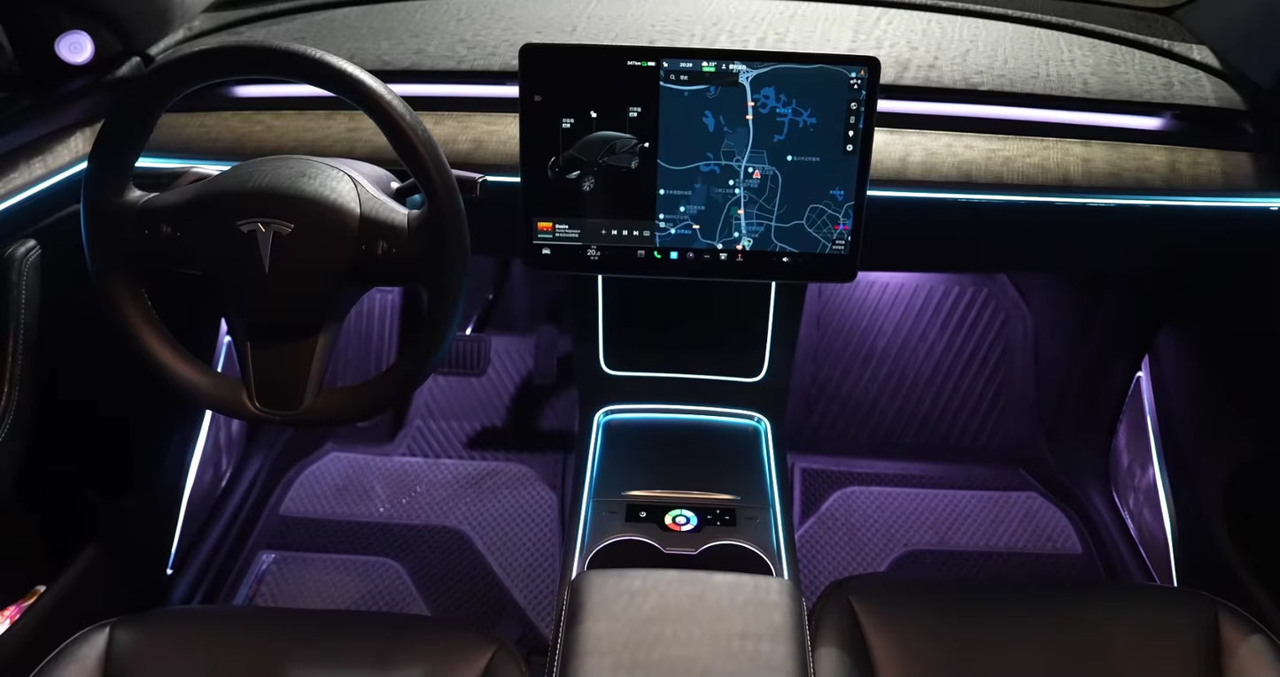 TESLA Model 3/Y Ambient Interior Light Kit (Custom Fit)