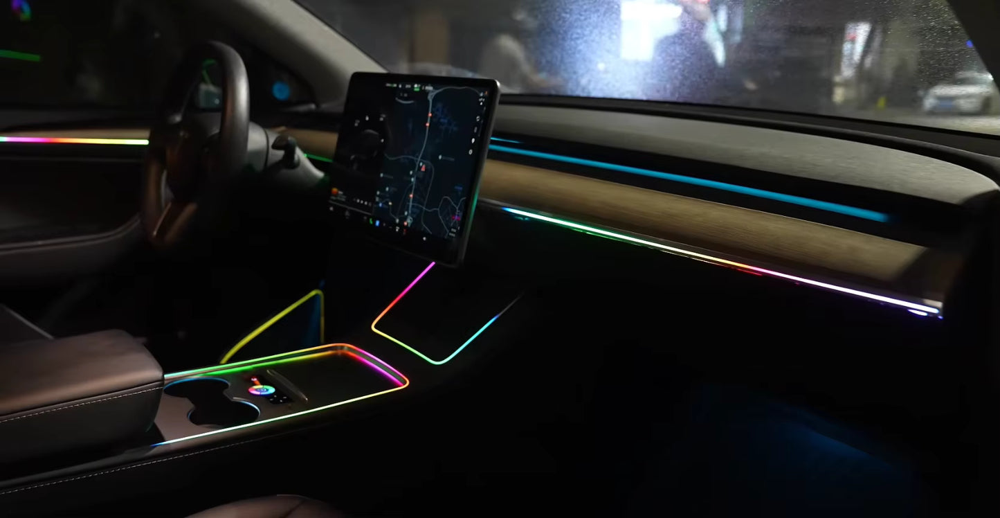 TESLA Model 3/Y Ambient Interior Light Kit (Custom Fit)