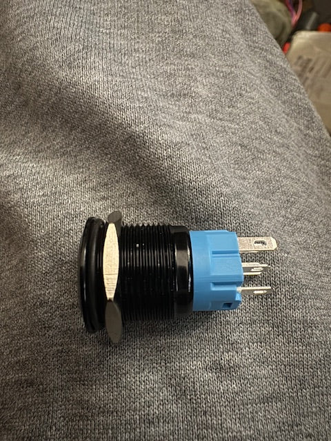 Latching switch (White Illumination) Ring light 12v universal switch