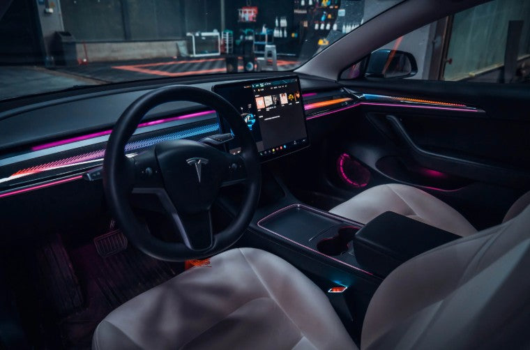 Ambient Lighting Kit for Tesla Model 3/Y Ambient Lighting 25 in 1