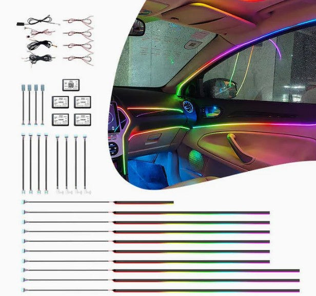 Universal Automotive Ambient Light Kit (26 in 1) SHIPPING TIME is 7-12 DAYS from the order date.