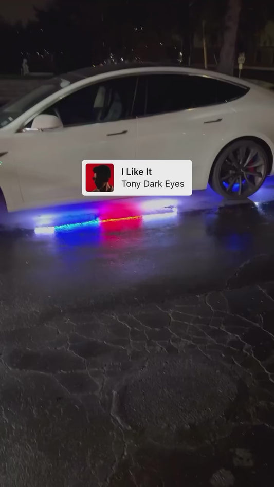 TRIPLE ROW Underglow Light Kit for Cars (Chasing Style)